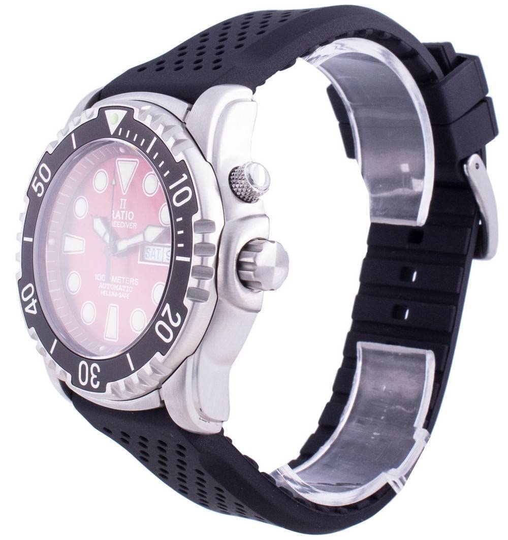 RATIO FreeDiver Helium-Safe Dive Watch Sapphire Crystal Automatic Diver Watch 1000M Water Resistant Diving Watch for Men - Image 3