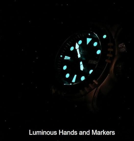 RATIO FreeDiver Helium-Safe Dive Watch Sapphire Crystal Automatic Diver Watch 1000M Water Resistant Diving Watch for Men - Image 4